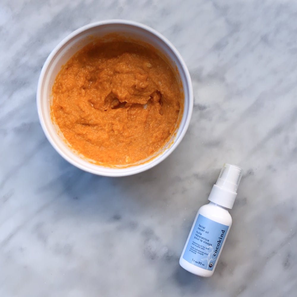 *DIY sunburnsoothing sweet potato face mask* cocokind