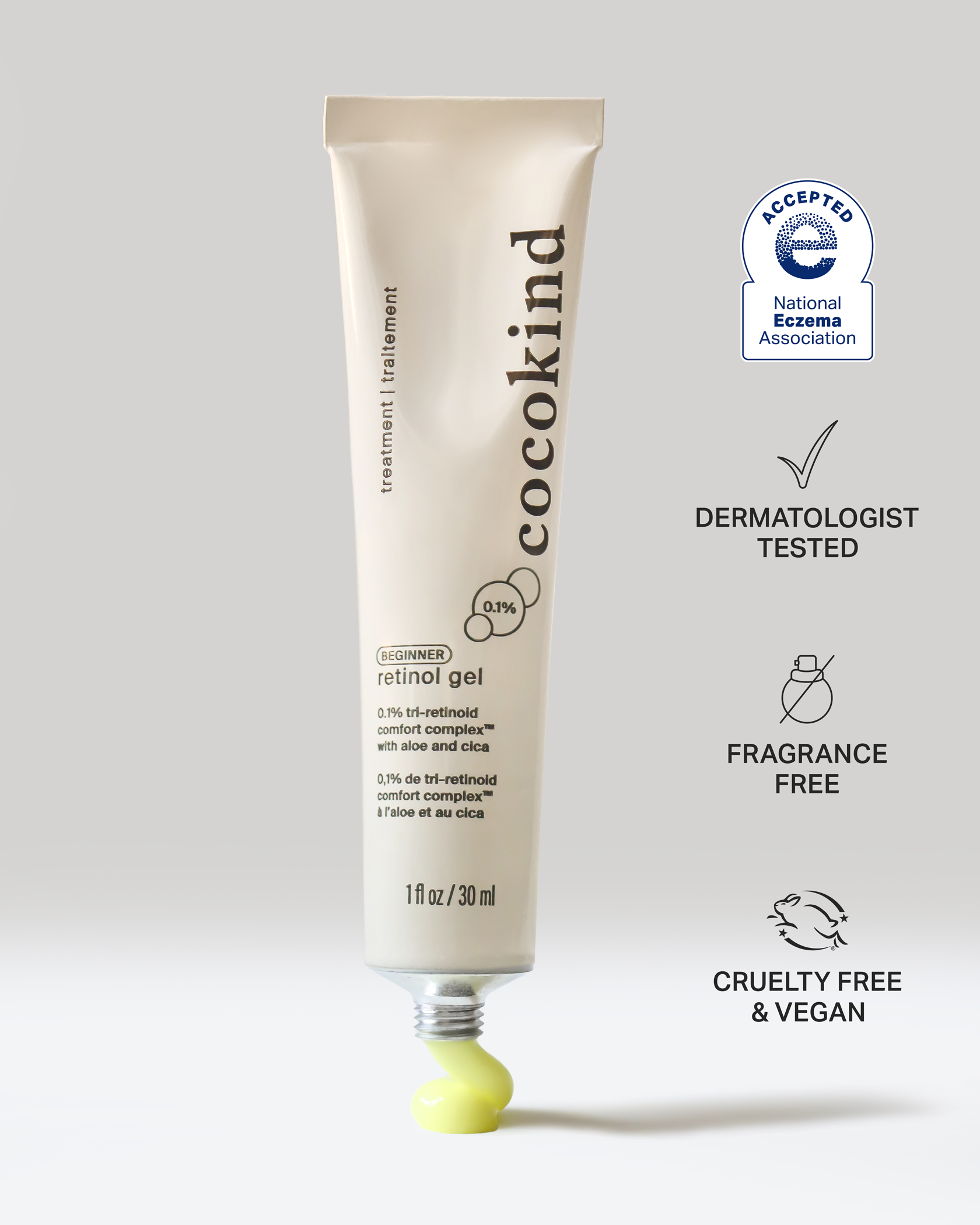 Beginner retinol gel 0.1% - cocokind