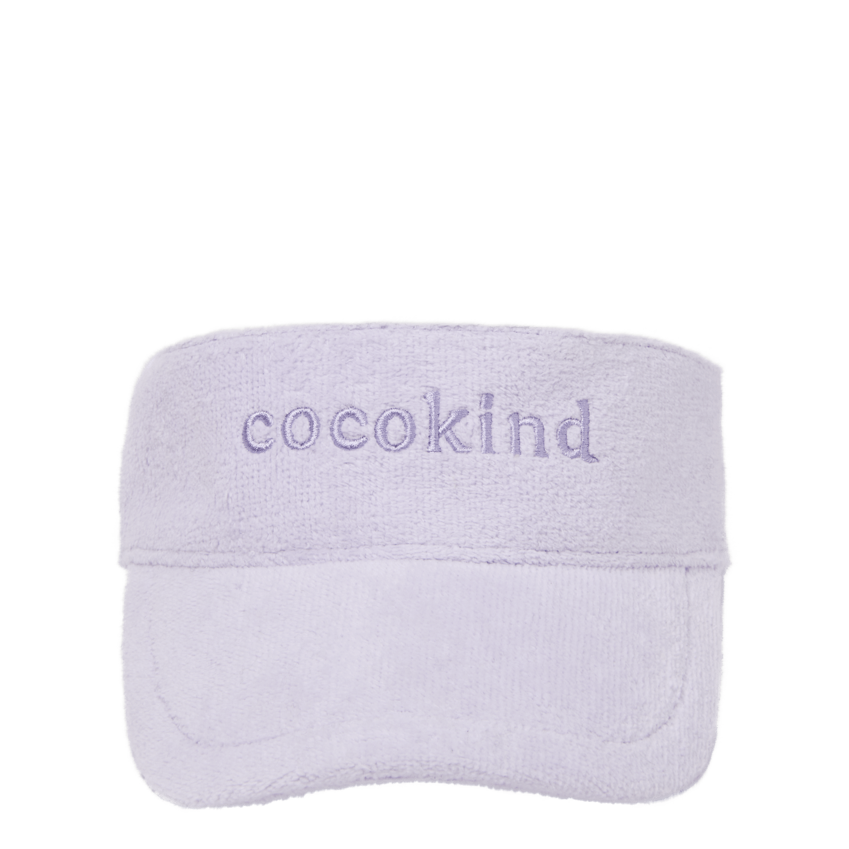 lilac terry cloth visor gift - cocokind