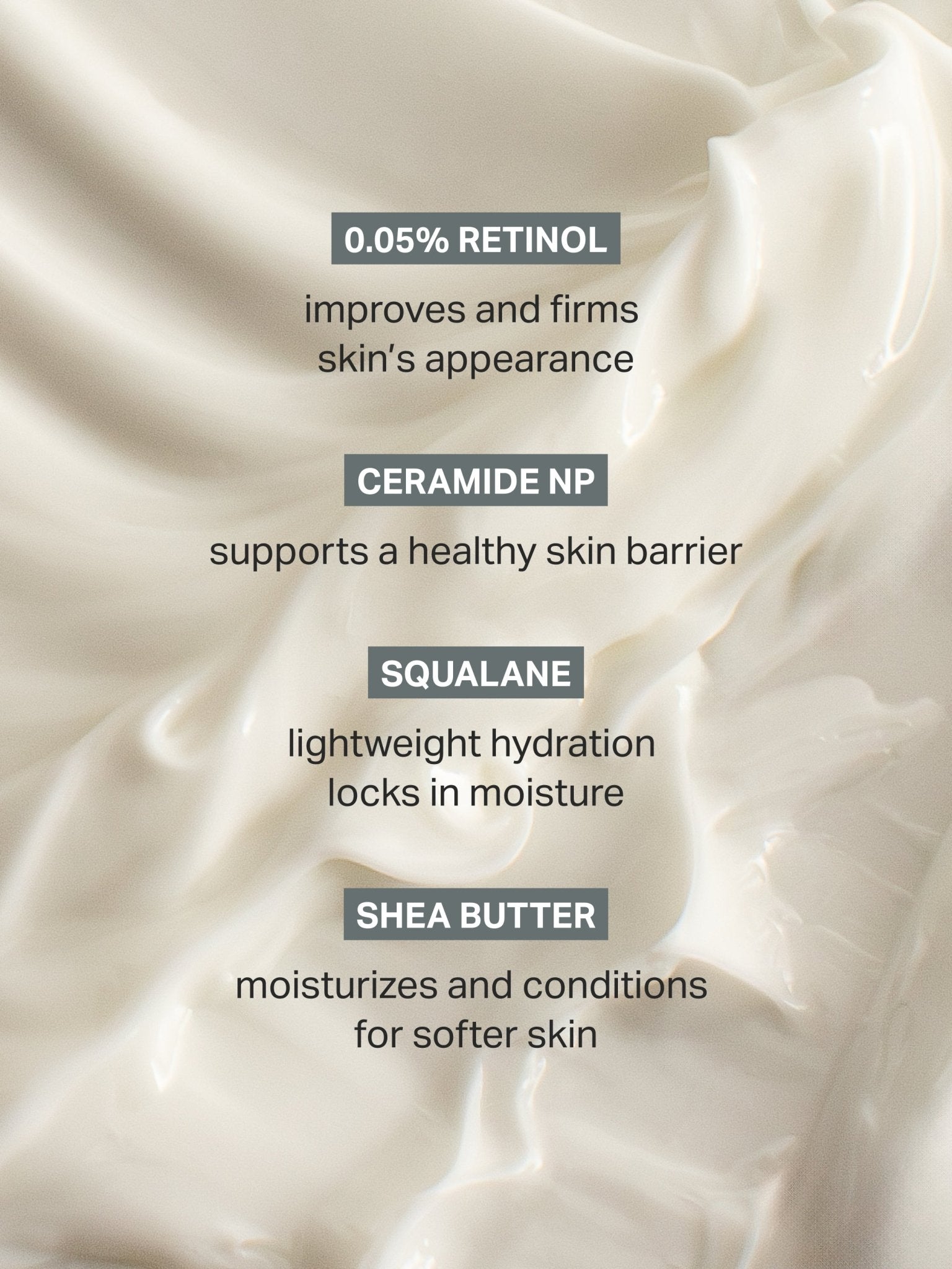 retinol body cream - cocokind