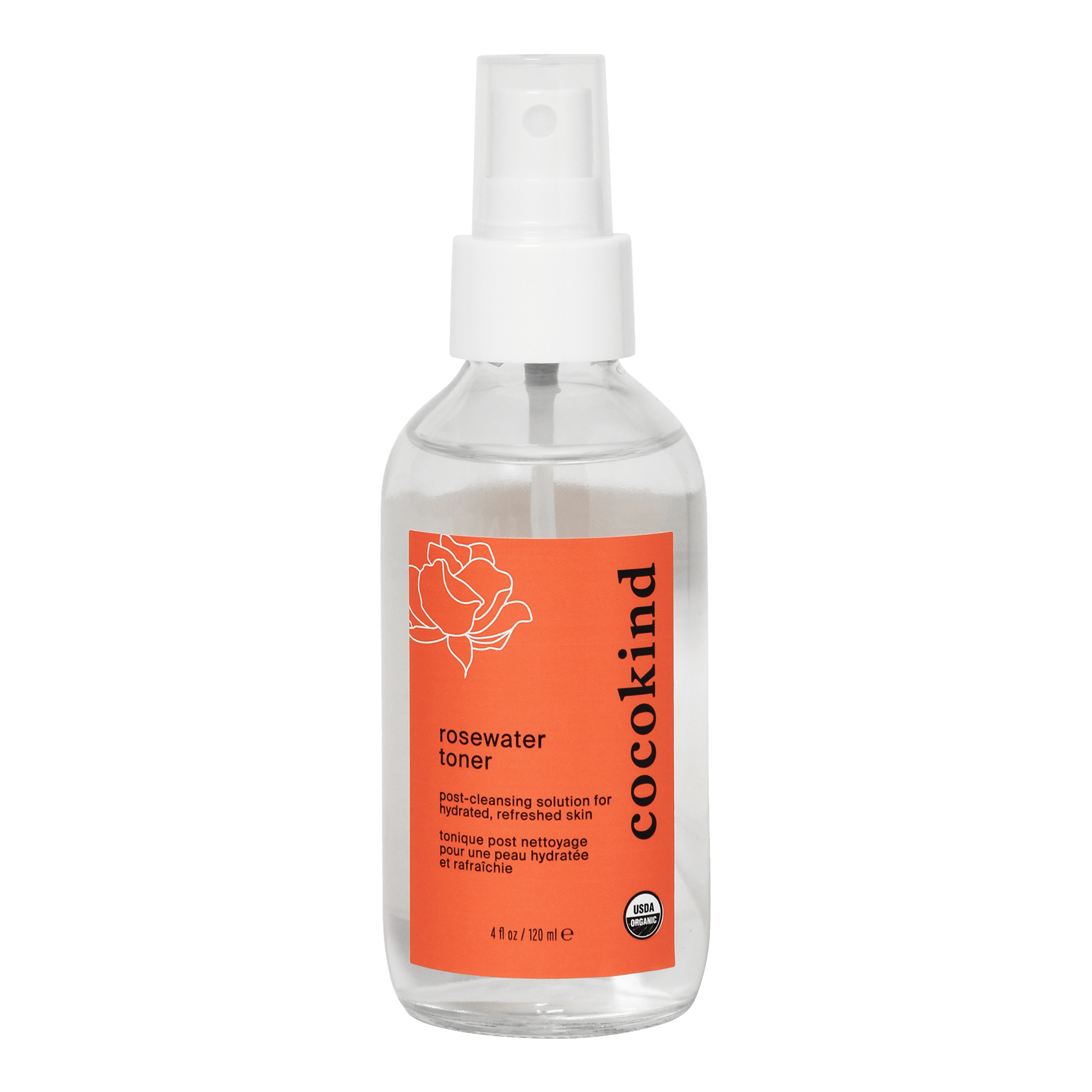 rosewater facial toner - cocokind