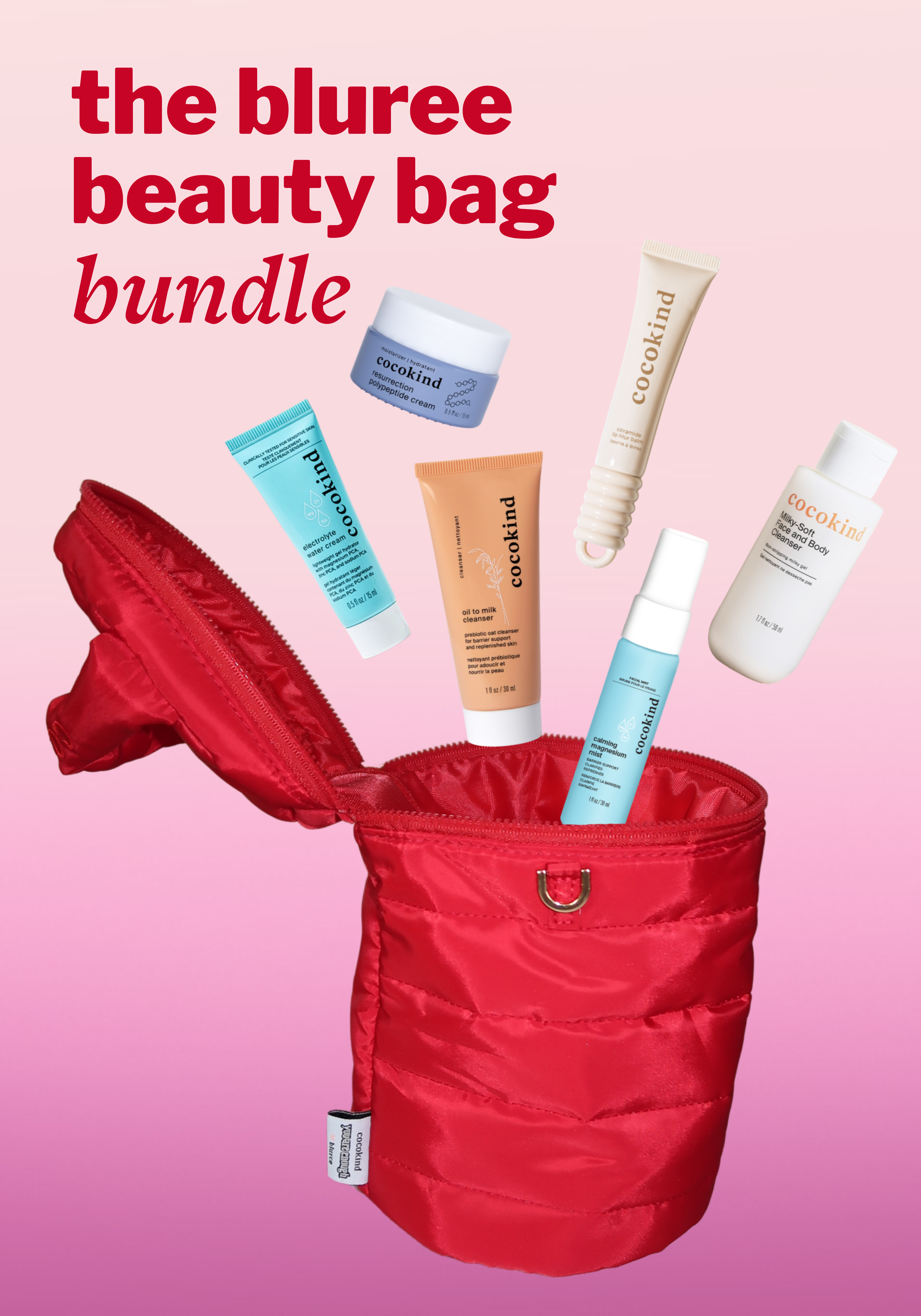 bluree beauty bag bundle - cocokind
