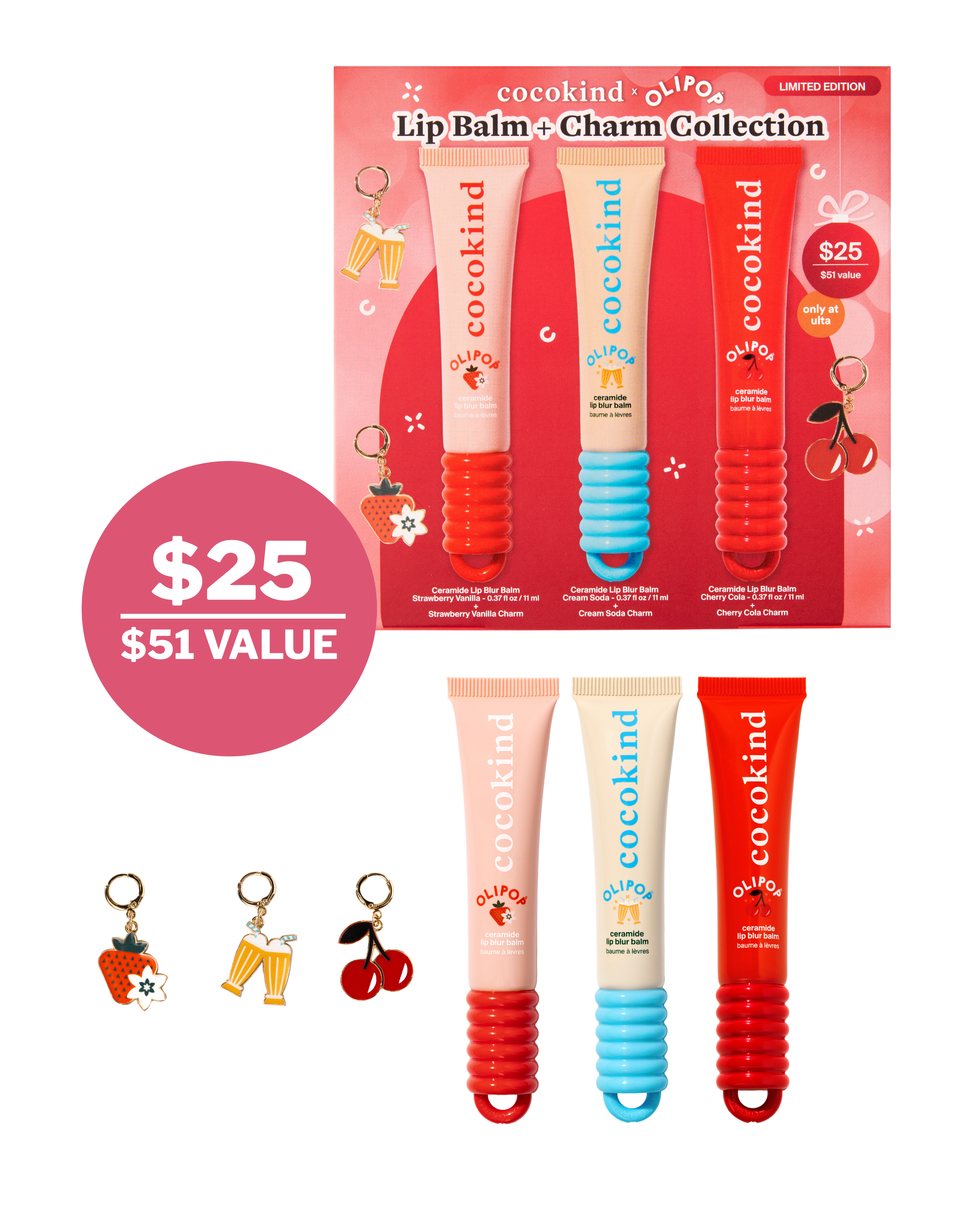 Lip Balm + Charm Collection (cocokind x OLIPOP) - cocokind