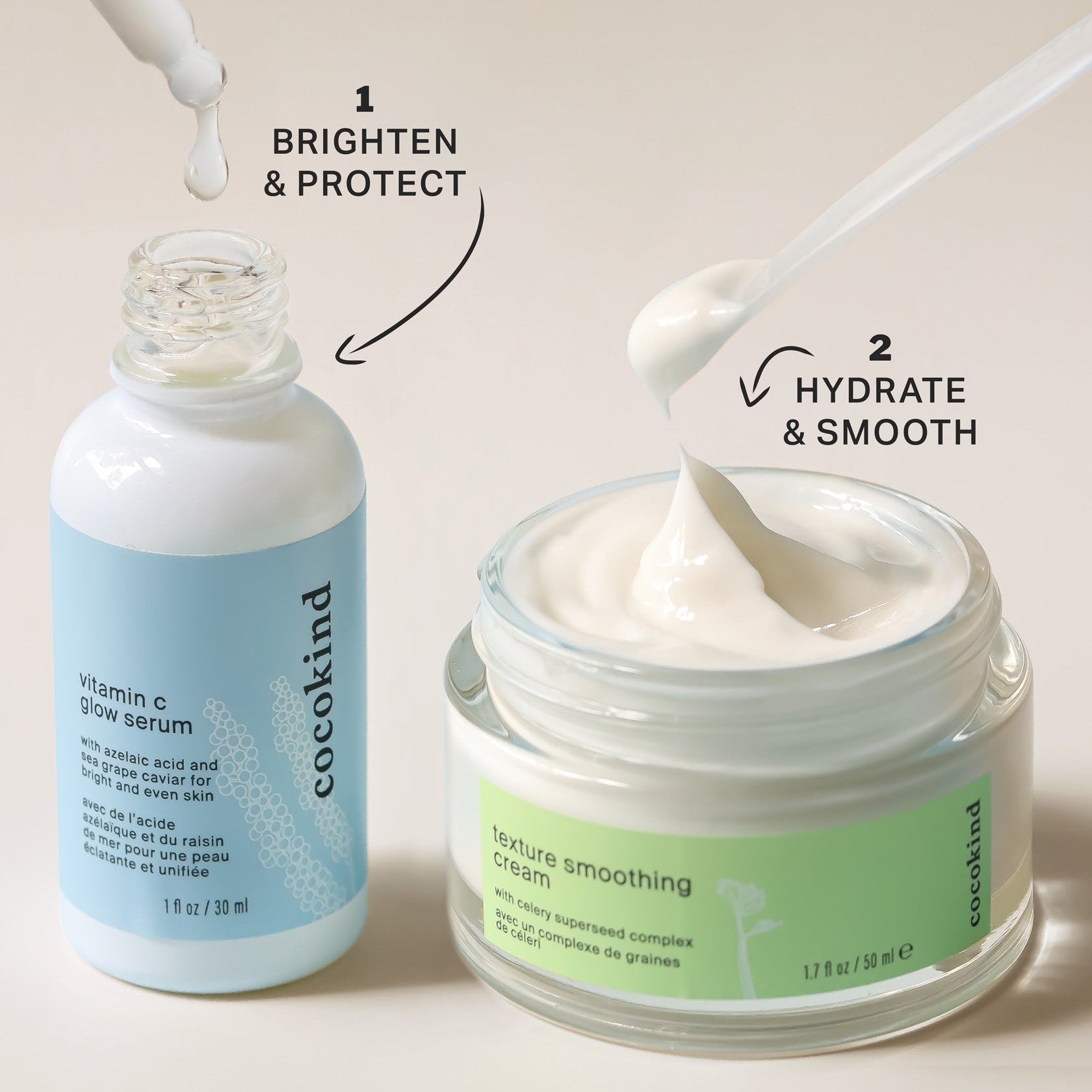 light moisture & brightening duo - cocokind