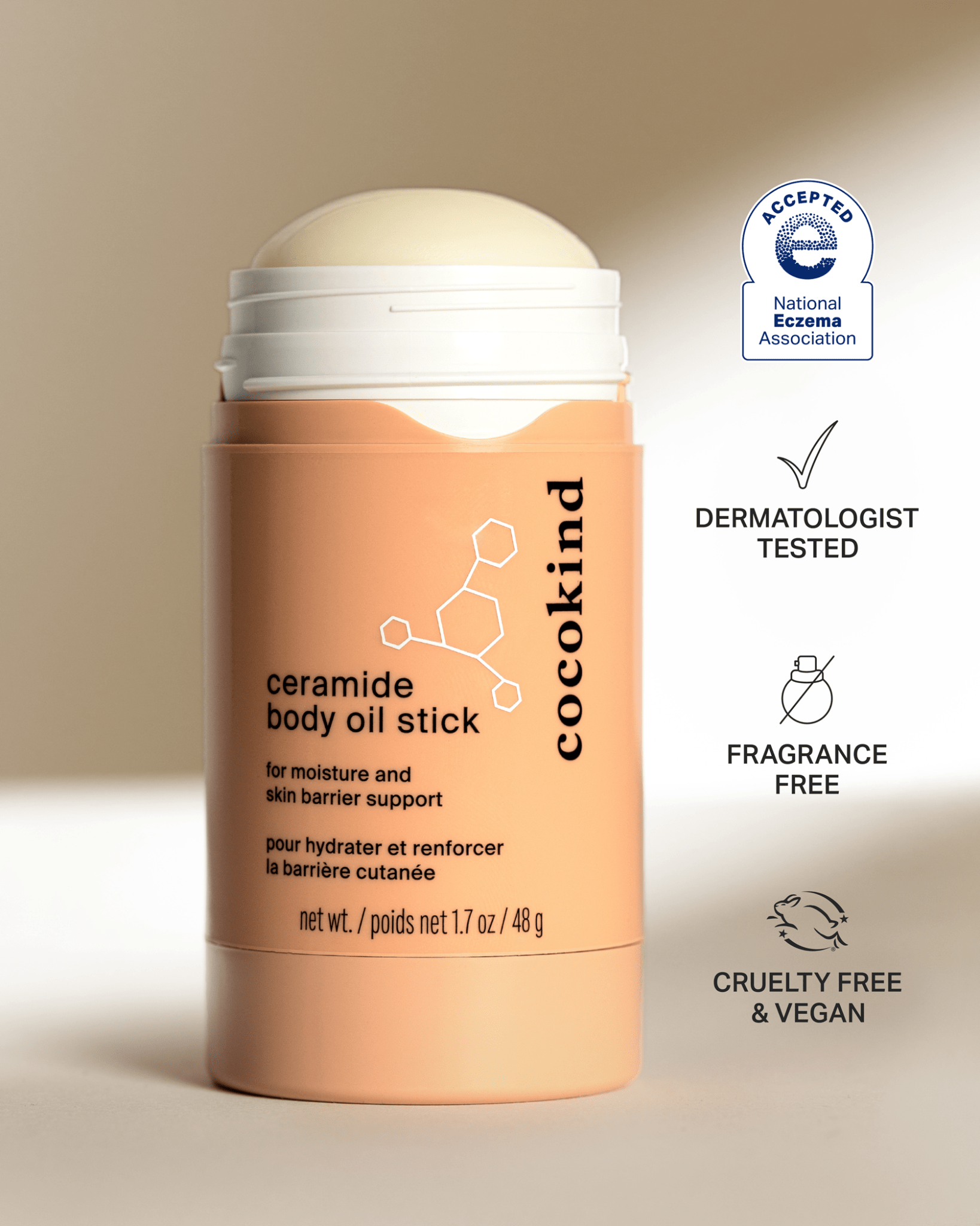 ceramide body oil stick - cocokind