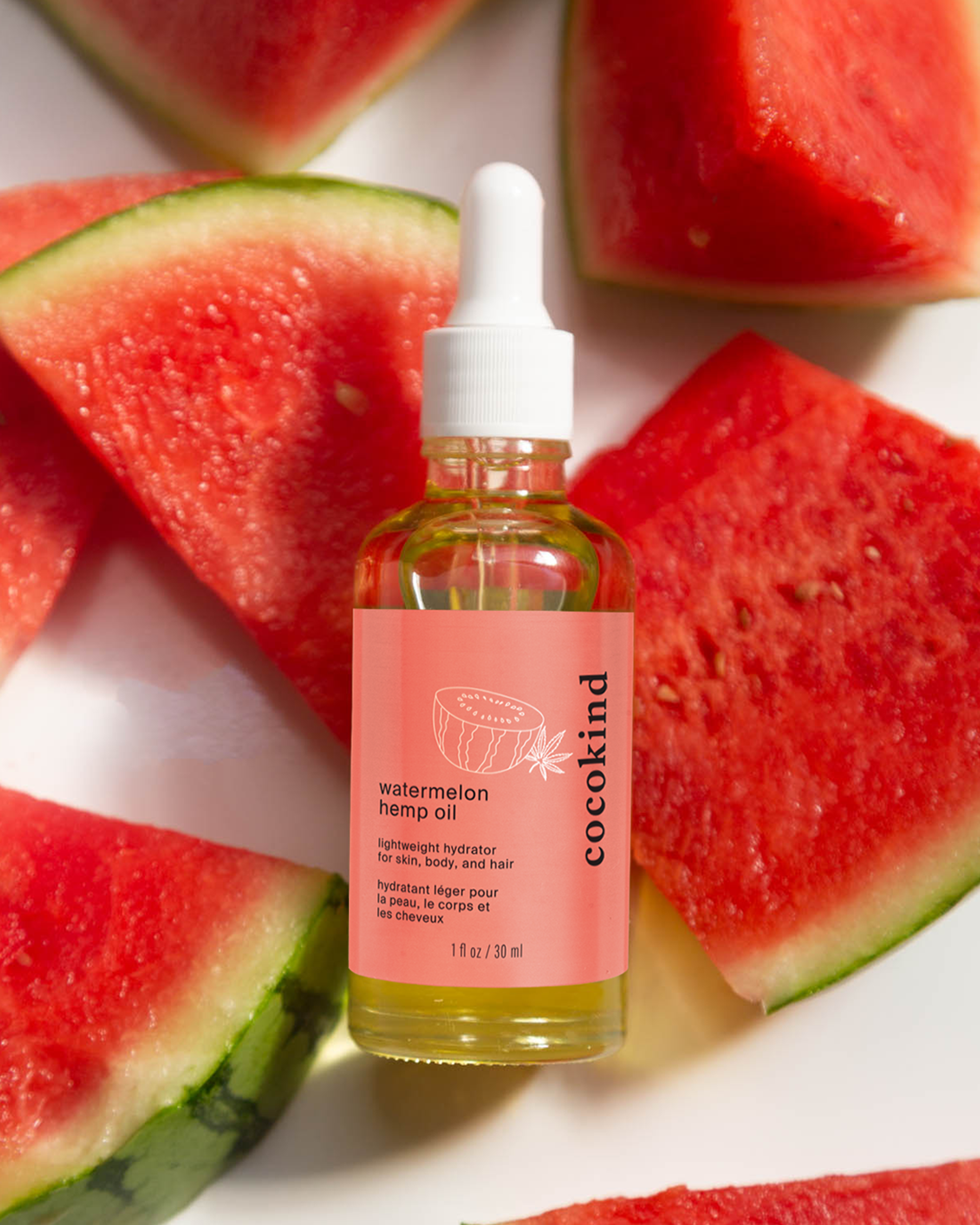 watermelon hemp 3-in-1 oil - cocokind
