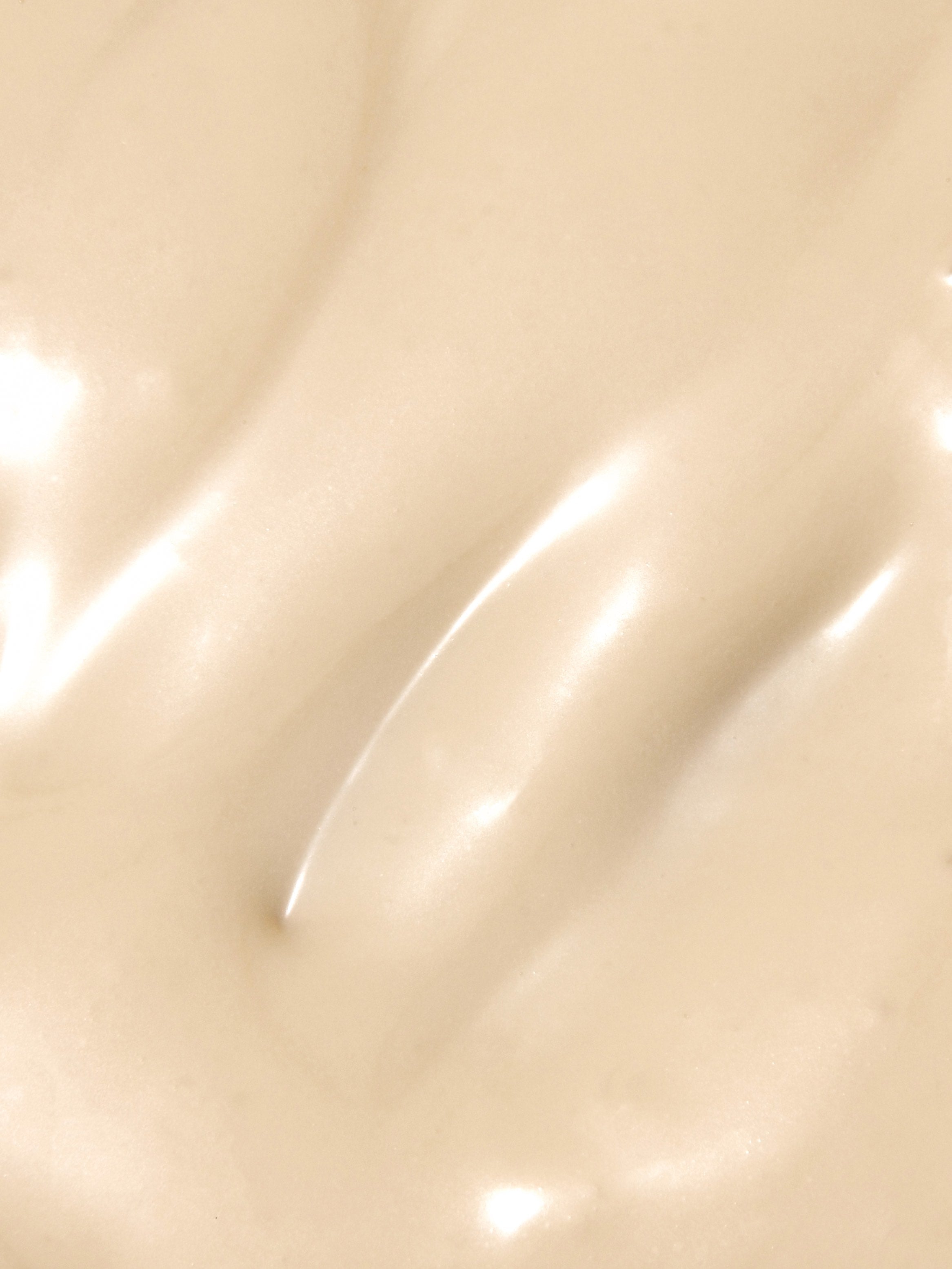 texture shot of resurfacing sleep mask. The texture looks glossy and rich