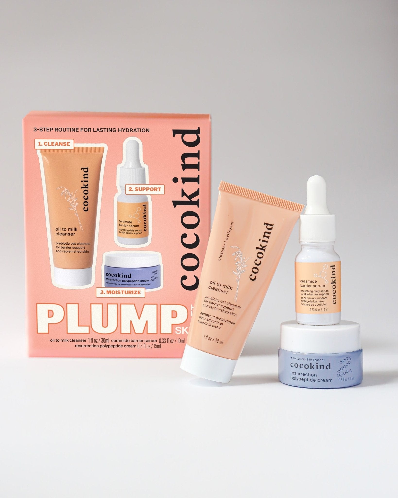 plump skin travel set - cocokind