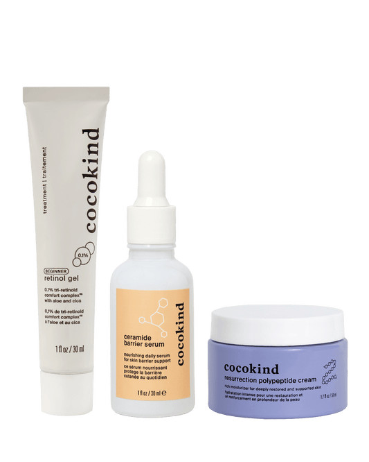 rich moisture & retinol trio - cocokind