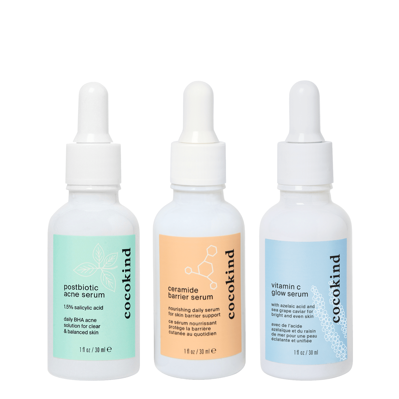 Face Serum Hydrating Serum Trio cocokind